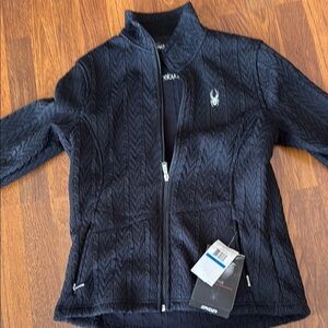 Spyder Black Full-Zip Jacket